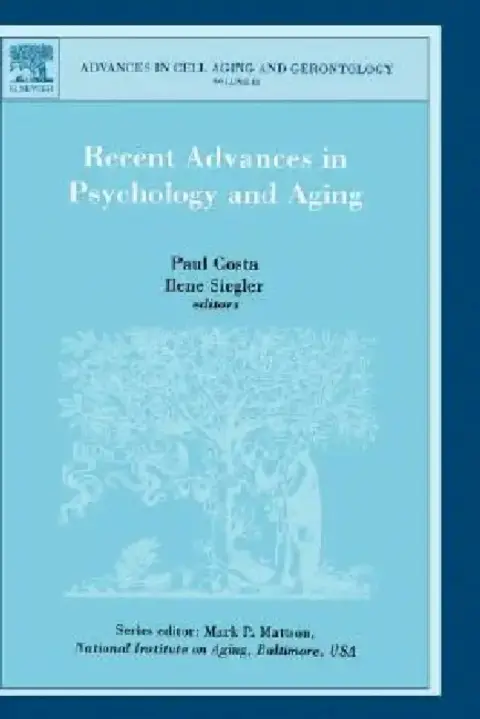 Cover of Recent Advances in Psychology and Aging