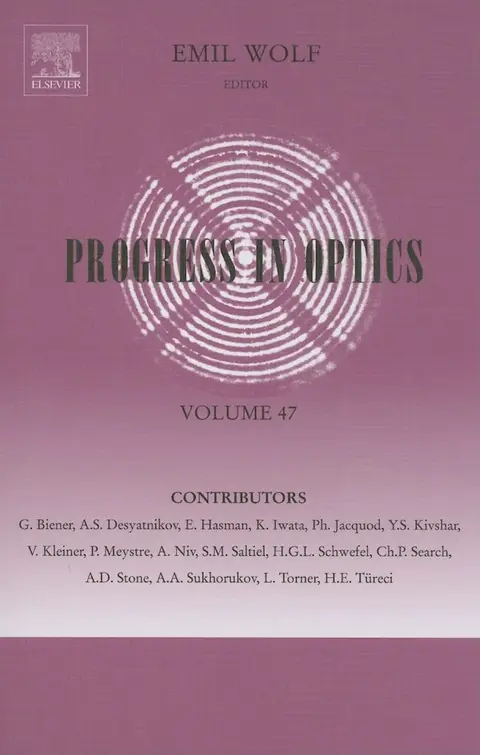 Cover of Progress in Optics