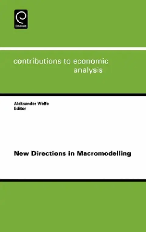 Cover of New Directions in Macromodelling