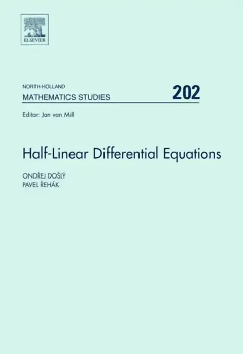 Cover of Half-Linear Differential Equations