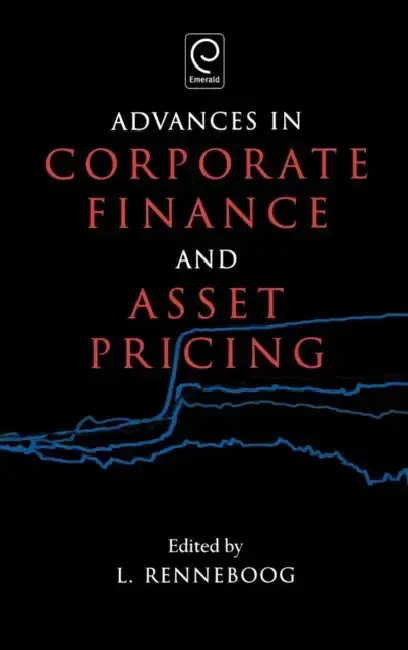 Cover of Advances in Corporate Finance and Asset Pricing