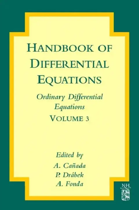 Cover of Handbook of Differential Equations