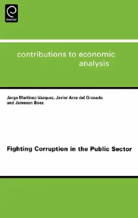 Cover of Fighting Corruption in the Public Sector