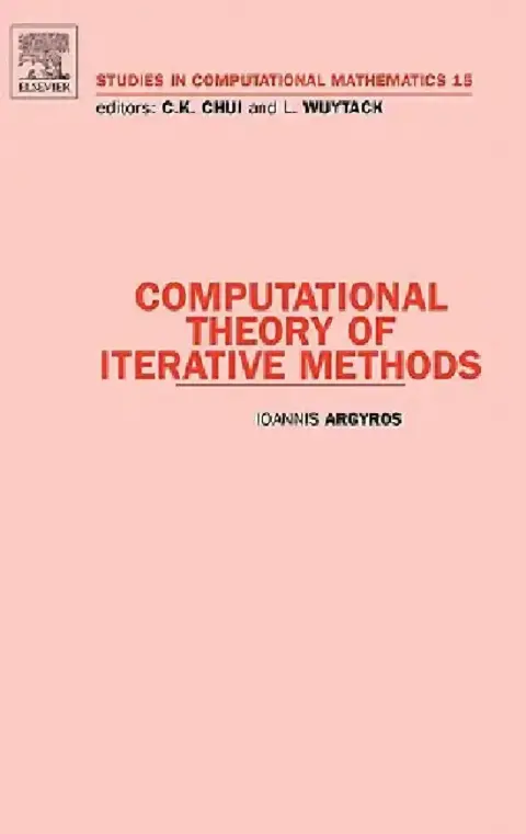 Cover of Computational Theory of Iterative Methods