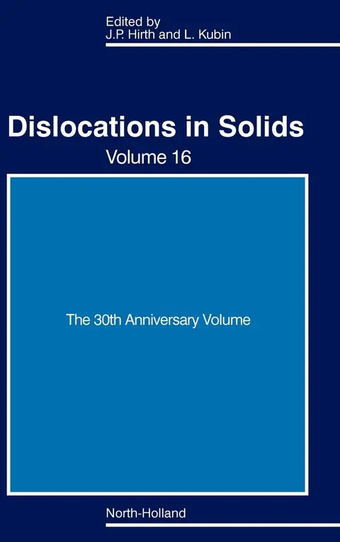 Cover of Dislocations in Solids