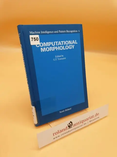 Cover of Computational Morphology