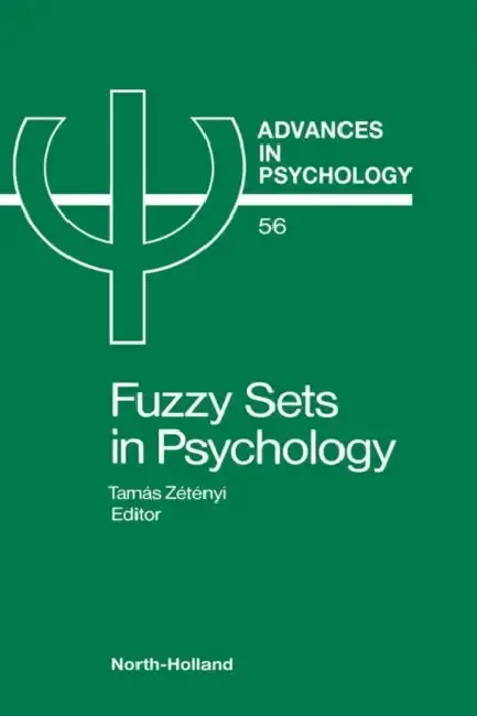 Cover of Fuzzy Sets in Psychology