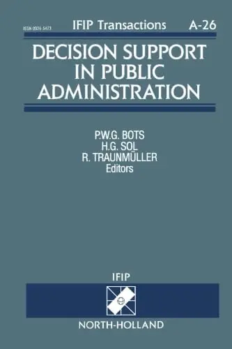Cover of Decision Support in Public Administration