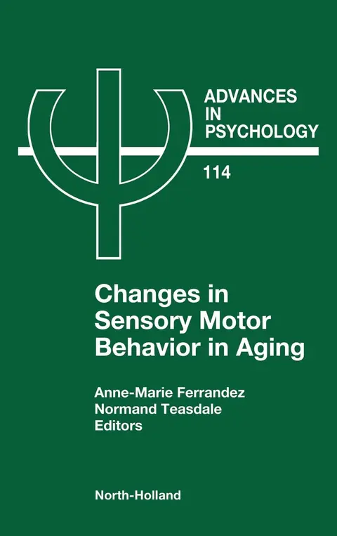 Cover of Changes in Sensory Motor Behavior in Aging