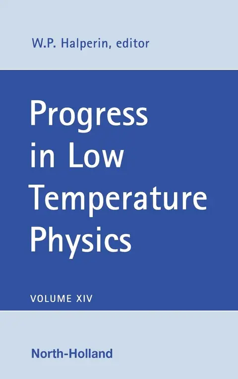 Cover of Progress in Low Temperature Physics