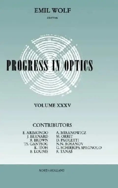 Cover of Progress in Optics