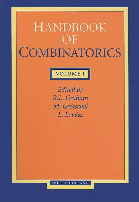 Cover of Handbook of Combinatorics