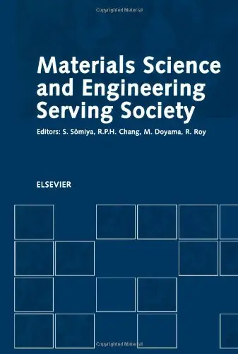 Cover of Materials Science and Engineering Serving Society