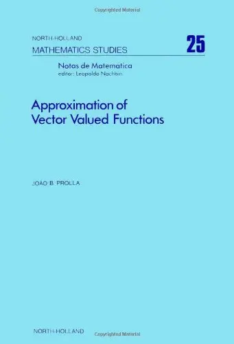Cover of Approximation of Vector Valued Functions
