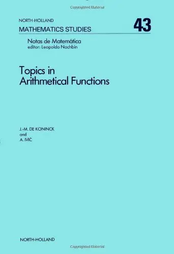 Cover of Topics in Arithmetical Functions