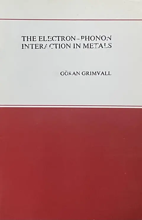 Cover of Electron/Phonon Interaction in Metals