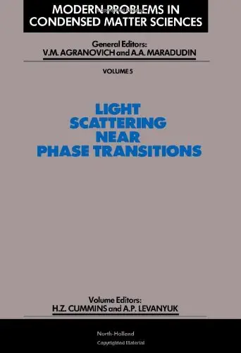 Cover of Light Scattering Near Phase Transitions