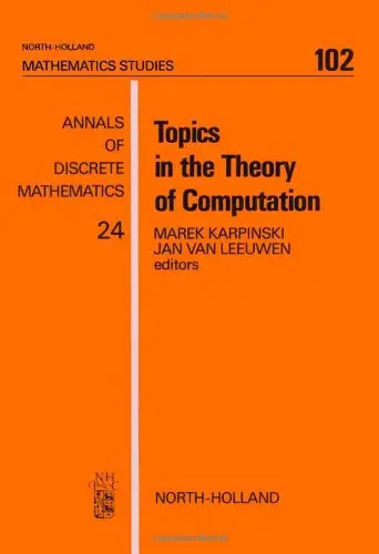 Cover of Topics in the Theory of Computation
