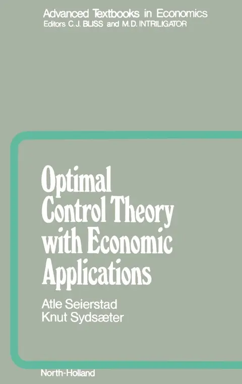 Cover of Optimal Control Theory with Economic Applications