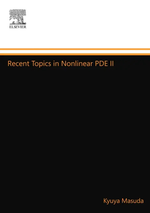 Cover of Recent Topics in Nonlinear Partial Differential Equations