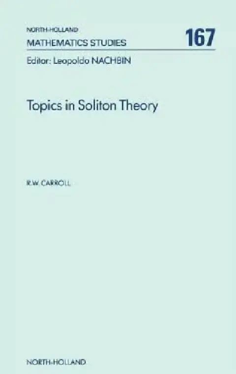 Cover of Topics in Soliton Theory