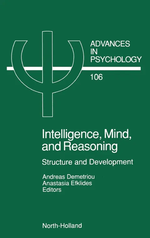 Cover of Intelligence, Mind, and Reasoning
