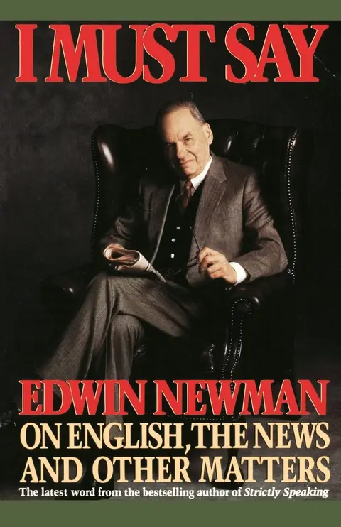 Cover of I Must Say