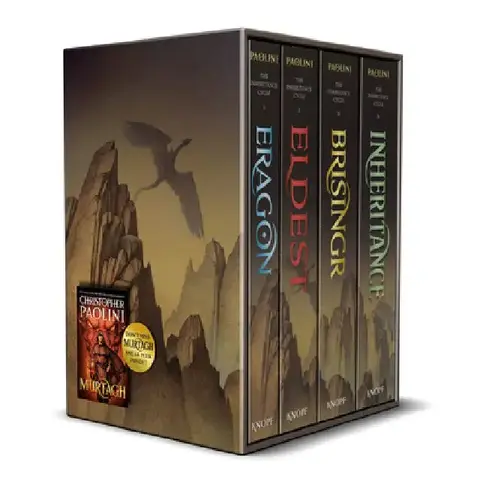 Cover of Inheritance Cycle 4-Book Trade Paperback Boxed Set (Eragon, Eldest, Brisingr, in