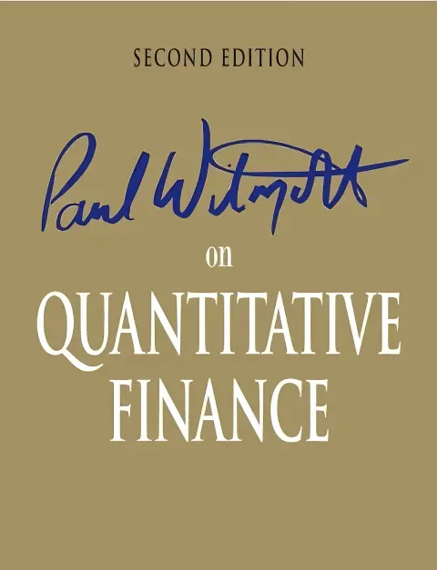 Cover of Paul Wilmott on quantitative finance
