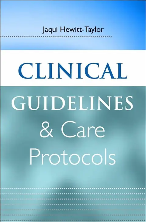 Cover of Clinical Guidelines and Care Protocols