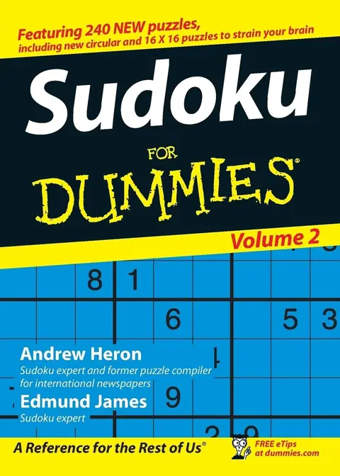 Cover of Sudoku for Dummies 2