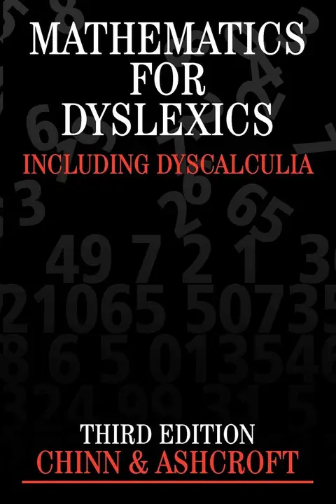 Cover of Mathematics for Dyslexics