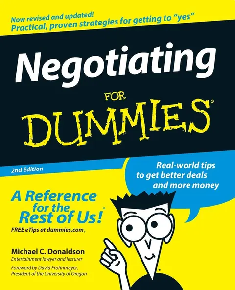 Cover of Negotiating for Dummies