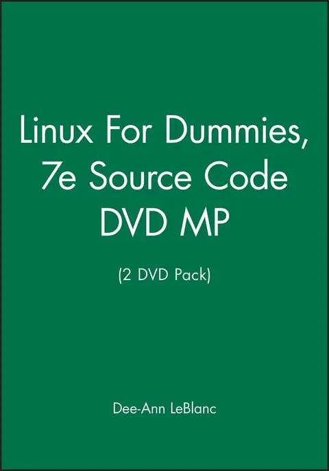 Cover of Linux for Dummies, 7e Source Code DVD MP