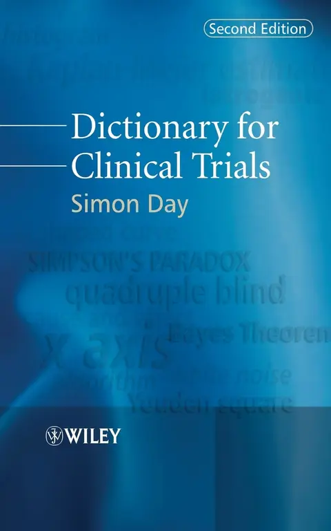 Cover of Dictionary for Clinical Trials