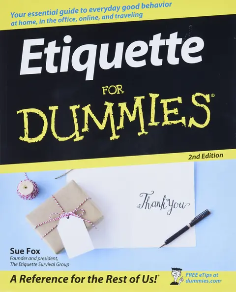 Cover of Etiquette for Dummies 2e