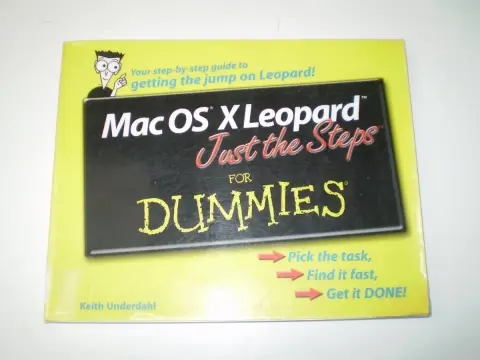 Cover of Mac OS X Leopard Just the Steps for Dummies