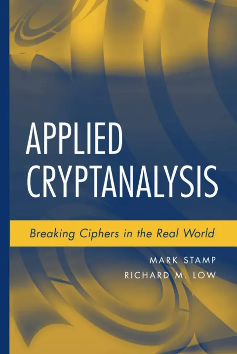 Cover of Applied Cryptanalysis Breaking Ciphers in the Real World (hb 2007)