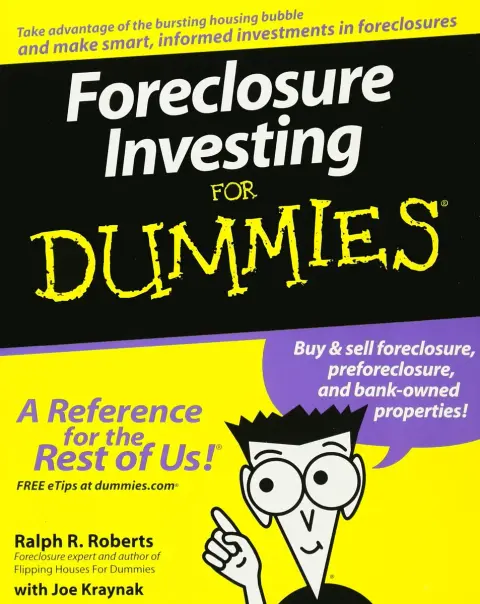 Cover of Foreclosure Investing for Dummies