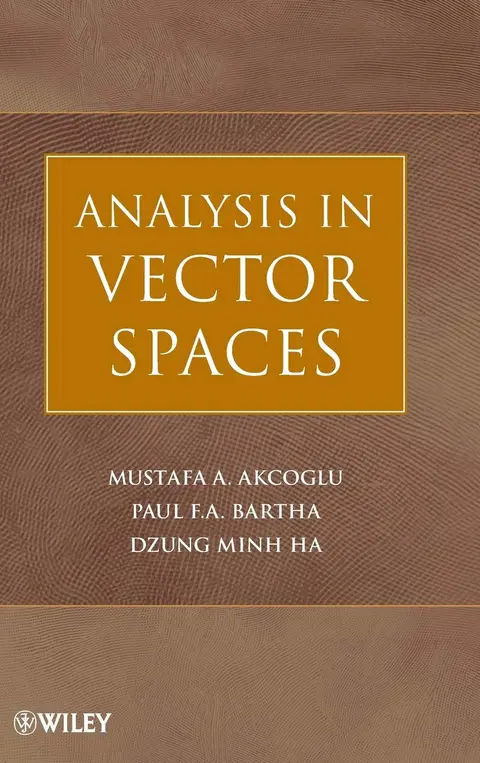 Cover of Analysis in Vector Spaces