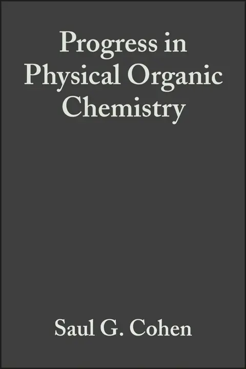 Cover of Progress in Physical Organic Chemistry