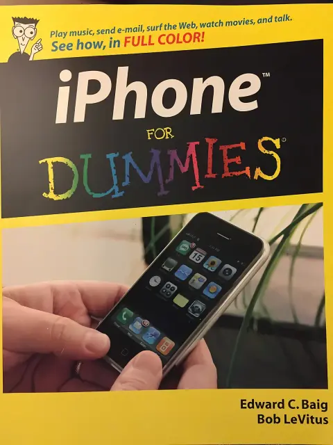 Cover of IPhone for dummies
