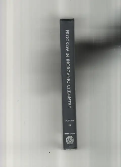 Cover of Progress in Inorganic Chemistry