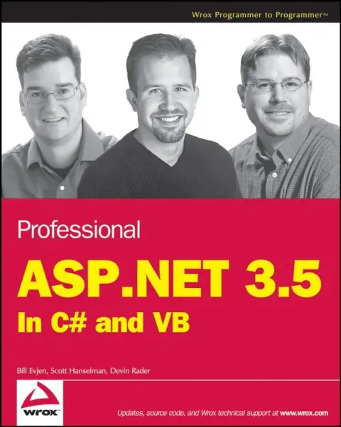 Cover of Professional ASP.NET 3.5