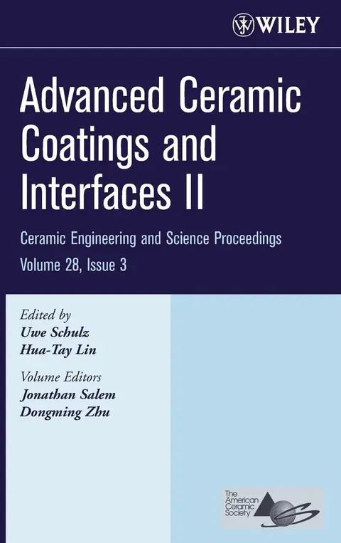 Cover of Advanced Ceramic Coatings and Interfaces II, Volume 28, Issue 3