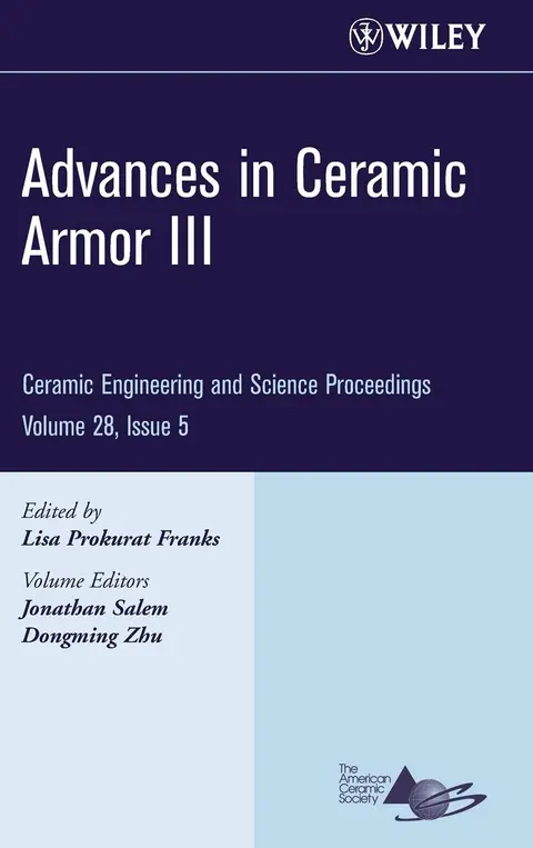Cover of Advances in Ceramic Armor III, Volume 28, Issue 5
