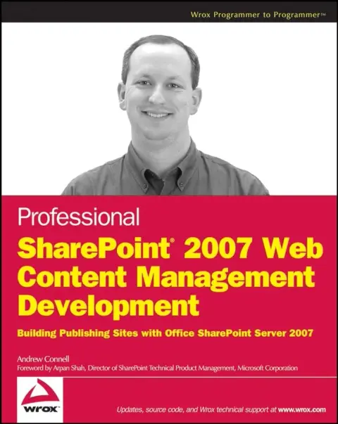 Cover of Professional SharePoint® 2007 Web Content Management Development