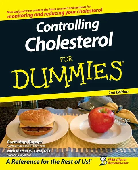 Cover of Controlling Cholesterol for Dummies 2e