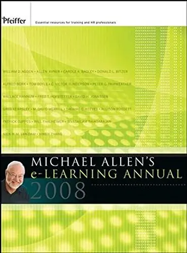 Cover of Michael Allen's 2008 e-Learning Annual