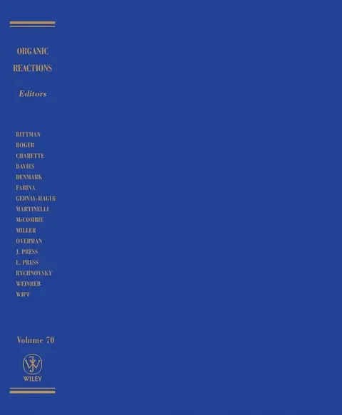 Cover of Organic Reactions, Volume 70